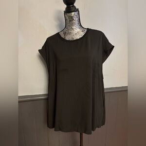 Classic Black Women's1X  Top